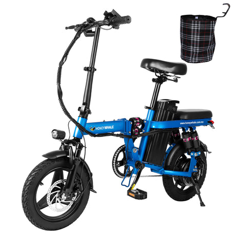 HONEYWHALE  S6 Pro 14" Vélo électrique pliant 350W sans balais Moteur 48V 15Ah Batterie