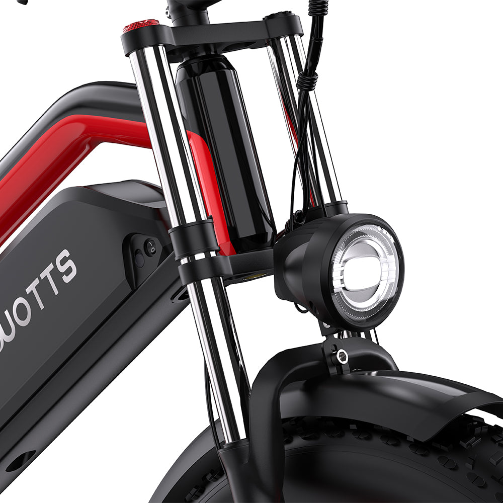 DUOTTS N26 26" Vélo de montagne électrique à gros pneus 750W Double Moteur 48V 20Ah Batterie