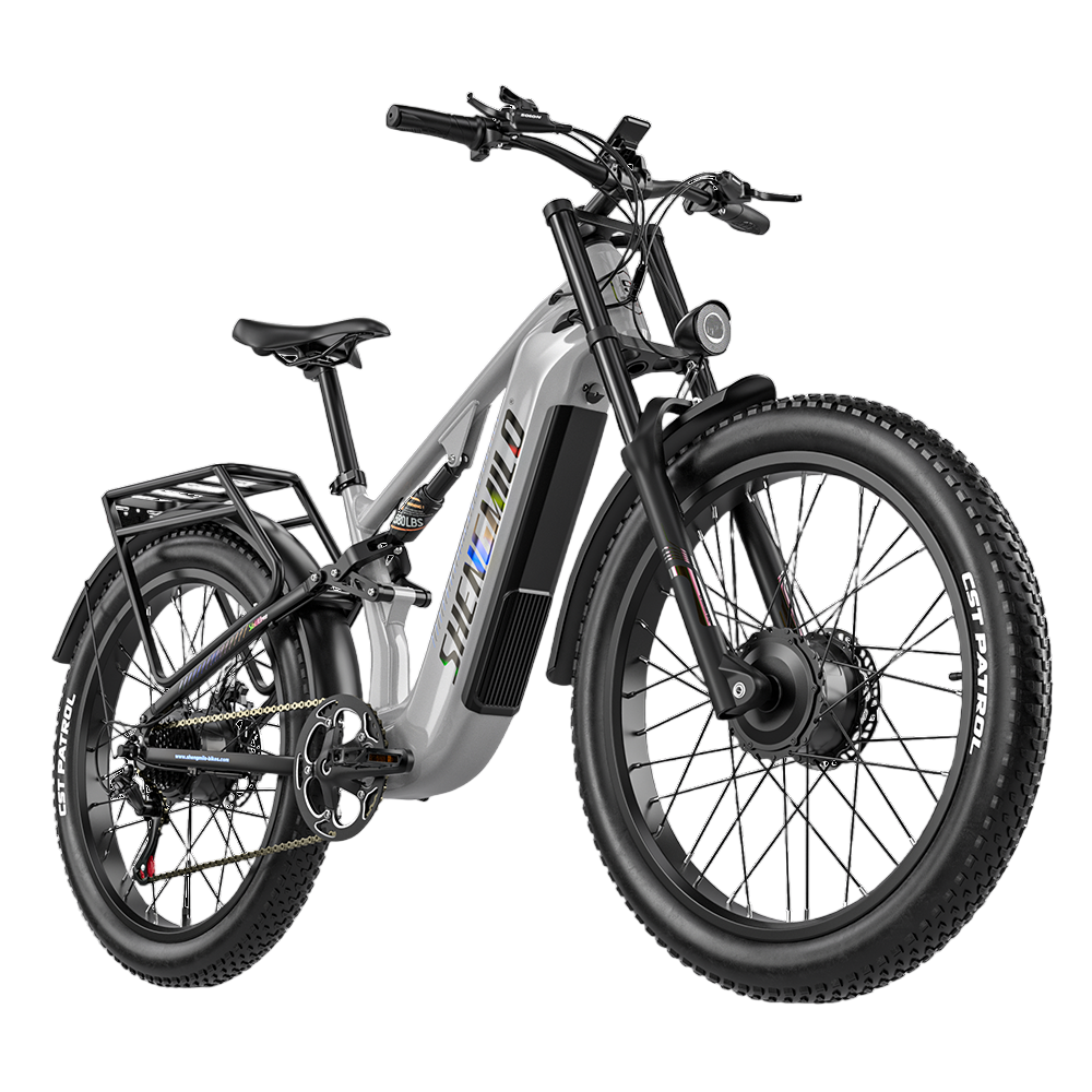 SHENGMILO S600 PRO 26" VTT électrique 2*1000W Double Moteur 48V 25Ah Batterie