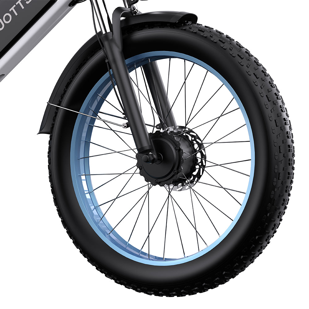 DUOTTS N26 26" Vélo de montagne électrique à gros pneus 750W Double Moteur 48V 20Ah Batterie