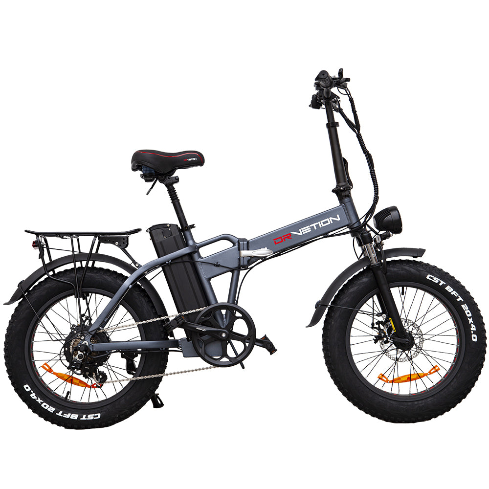 DRVETION AT20 20" Vélo électrique pliant 750W Moteur 48V 10Ah/15Ah/20Ah Batterie