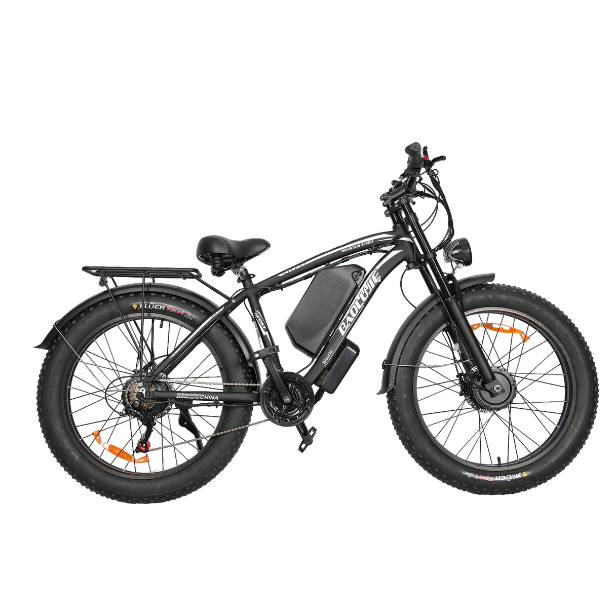 BAOLUJIE DP-2602 26" Vélo électrique à gros pneus 2000W Moteur 48V 23Ah Batterie