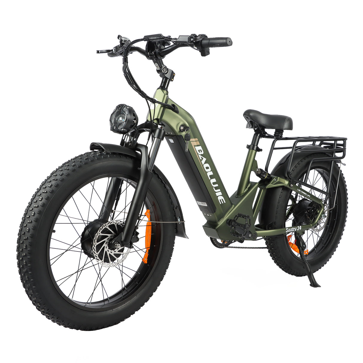 BAOLUJIE P7 2401 24" Vélo électrique à cadre ouvert 2000W Moteur 48V 20Ah Batterie