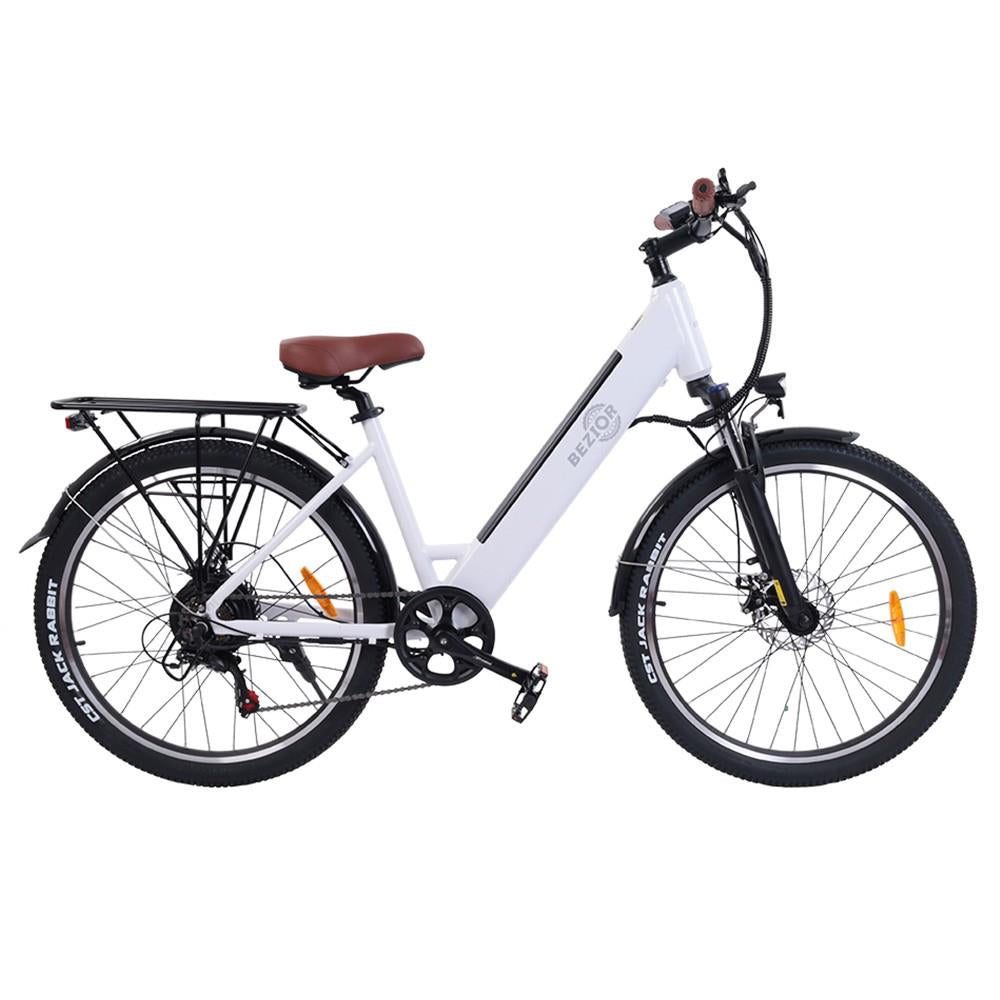 BEZIOR M3 26" Vélo de banlieue électrique pas à pas 500W Moteur 48V 10,4Ah Batterie