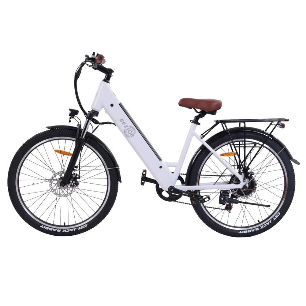 BEZIOR M3 26" Vélo de banlieue électrique pas à pas 500W Moteur 48V 10,4Ah Batterie