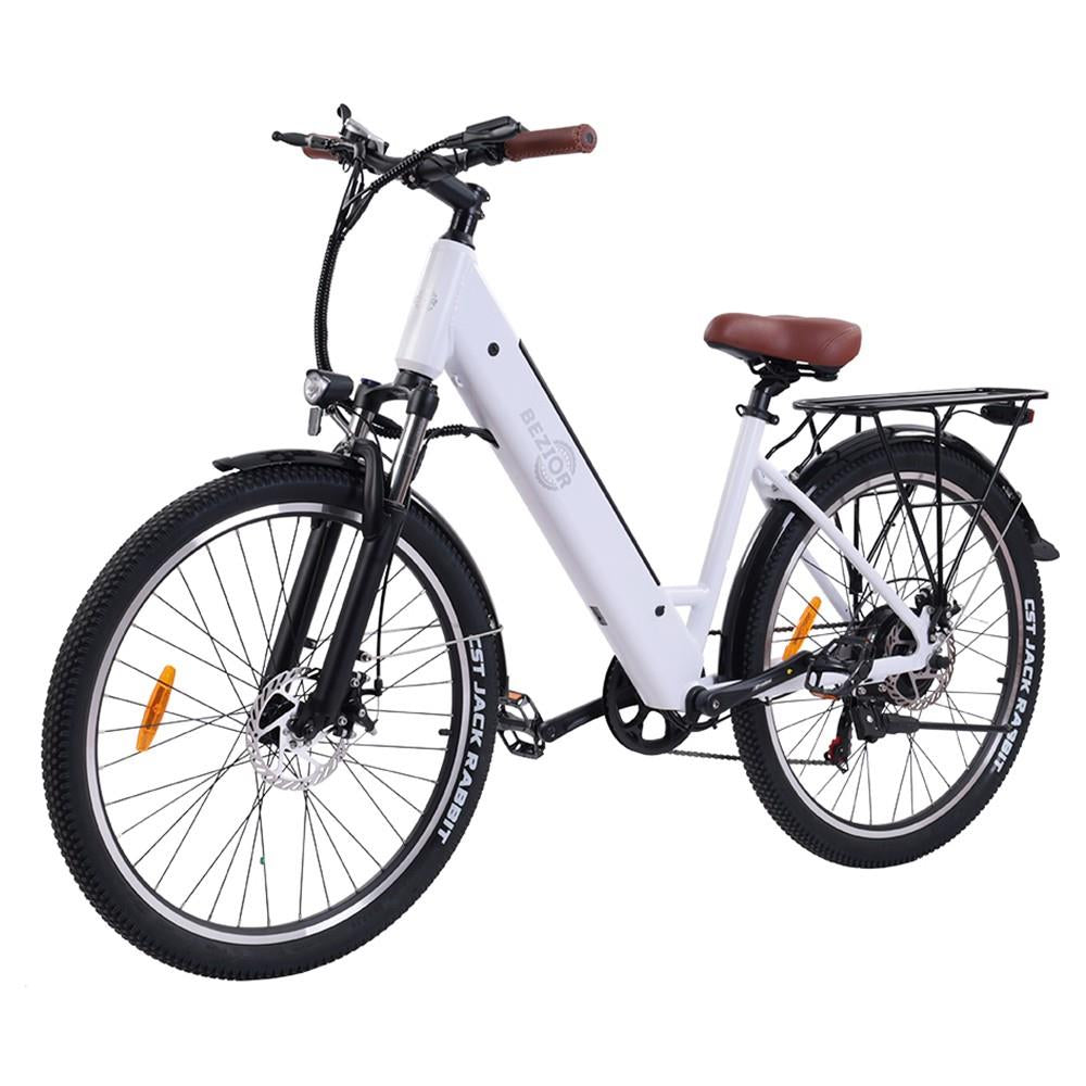 BEZIOR M3 26" Vélo de banlieue électrique pas à pas 500W Moteur 48V 10,4Ah Batterie