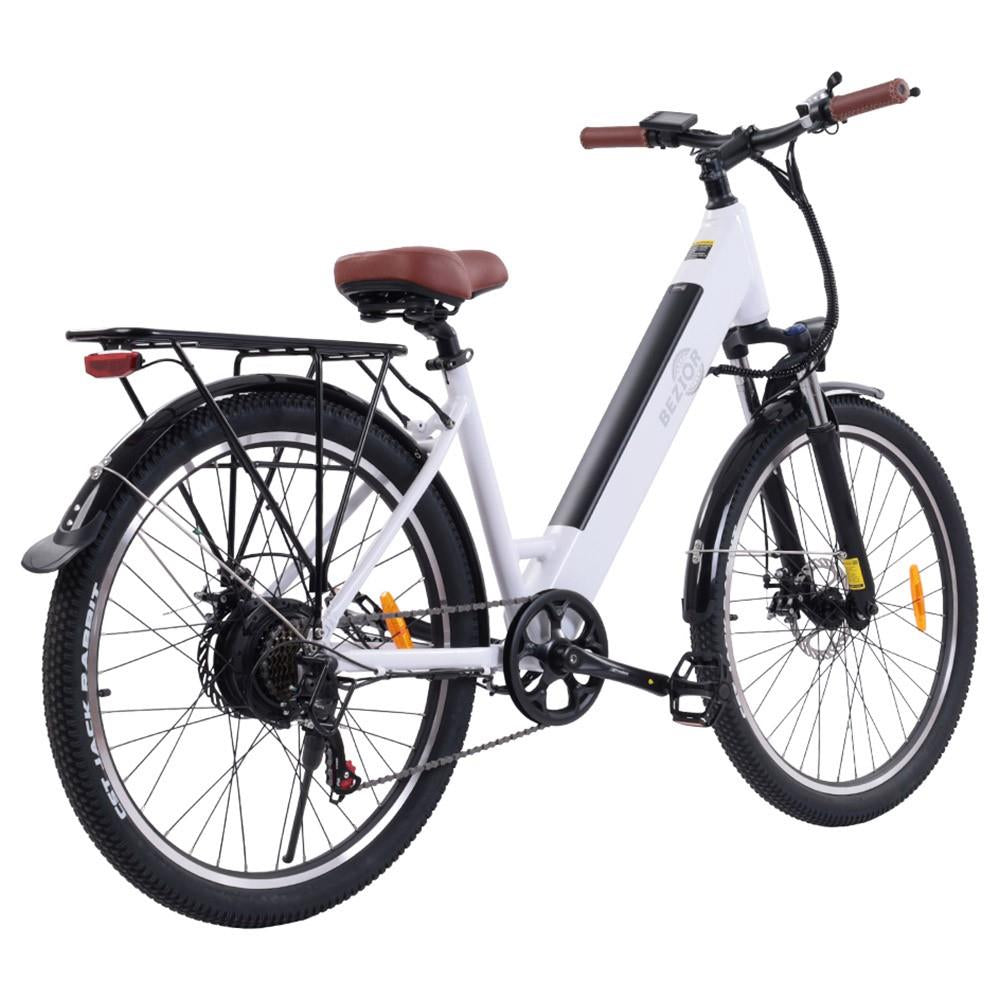 BEZIOR M3 26" Vélo de banlieue électrique pas à pas 500W Moteur 48V 10,4Ah Batterie