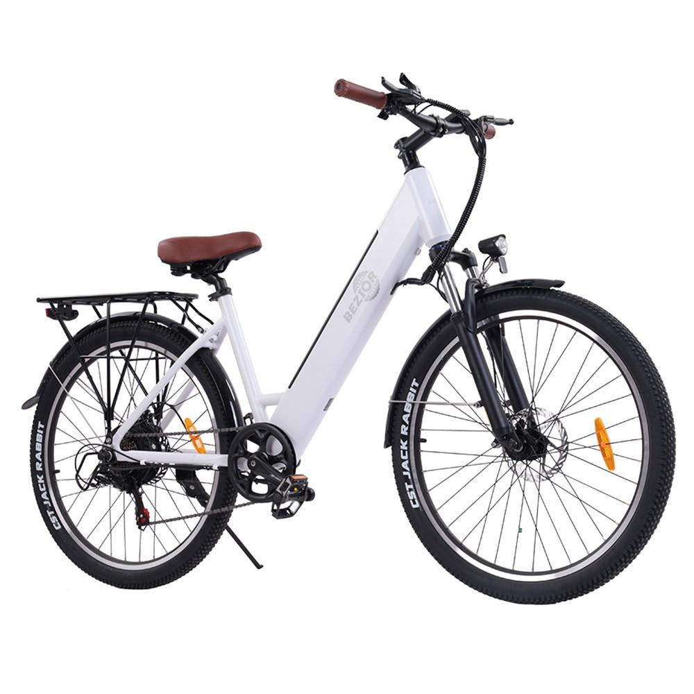BEZIOR M3 26" Vélo de banlieue électrique pas à pas 500W Moteur 48V 10,4Ah Batterie