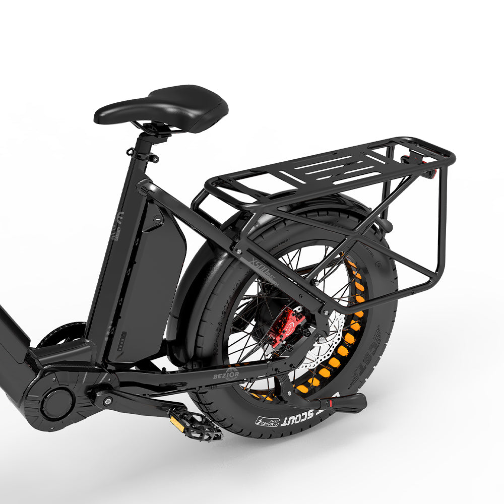 BEZIOR X500MAX 20" Vélo de montagne électrique gros pneu 750W Moteur 48V 37,5Ah Batterie