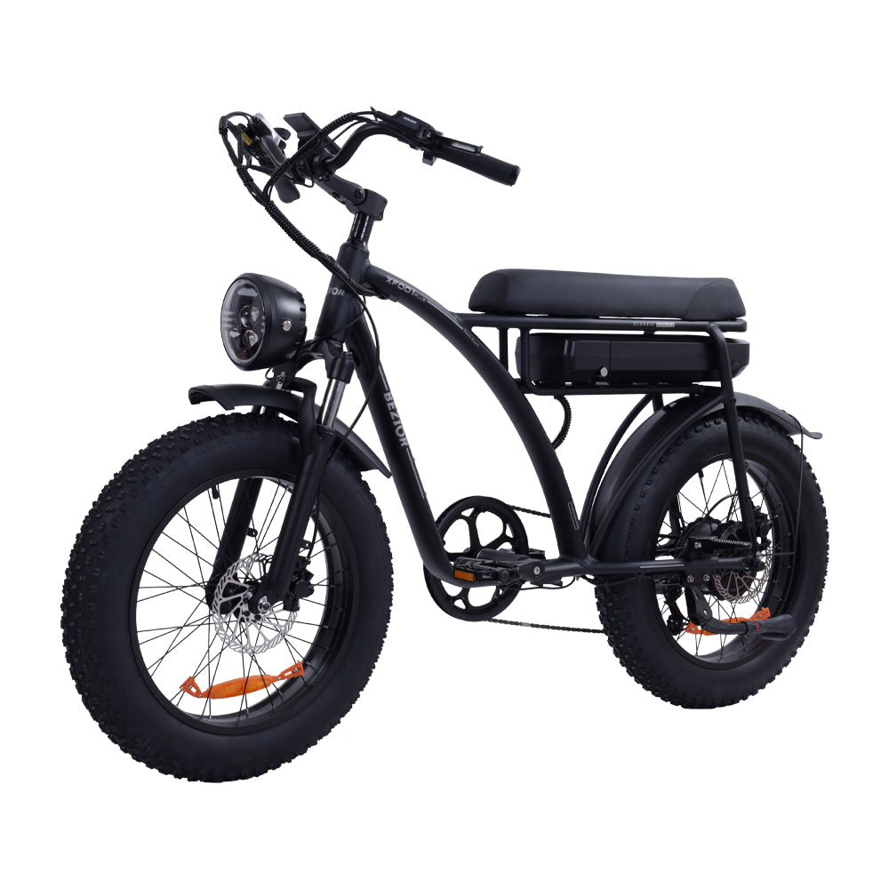 BEZIOR XF001 PLUS 20" Vélo électrique rétro à gros pneus 1000W Moteur 48V 17,5Ah Batterie