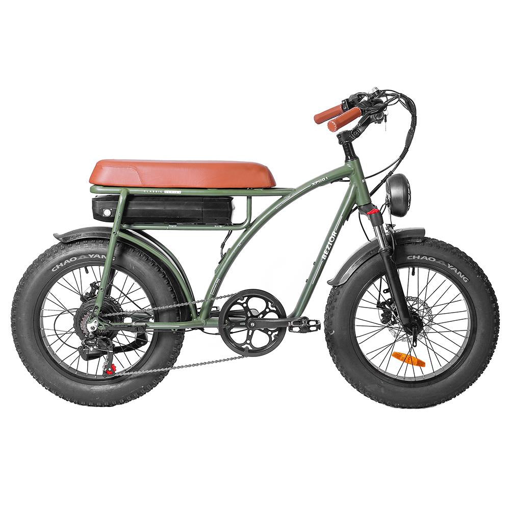BEZIOR XF001 20" gros pneus rétro vélo tout-Terrain électrique 1000W Moteur 48V 12,5Ah Batterie