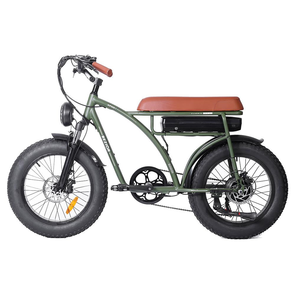 BEZIOR XF001 20" gros pneus rétro vélo tout-Terrain électrique 1000W Moteur 48V 12,5Ah Batterie