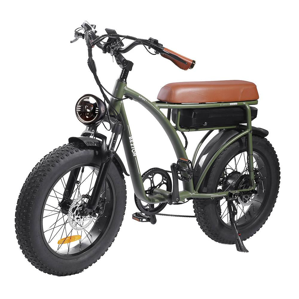 BEZIOR XF001 20" gros pneus rétro vélo tout-Terrain électrique 1000W Moteur 48V 12,5Ah Batterie