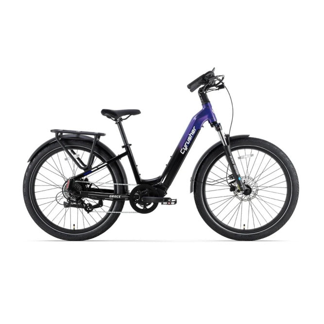CYRUSHER Grace 27,5" Vélo Électrique Ville moteur 250W 48V 15Ah Batterie