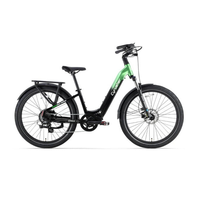 CYRUSHER Grace 27,5" Vélo Électrique Ville moteur 250W 48V 15Ah Batterie