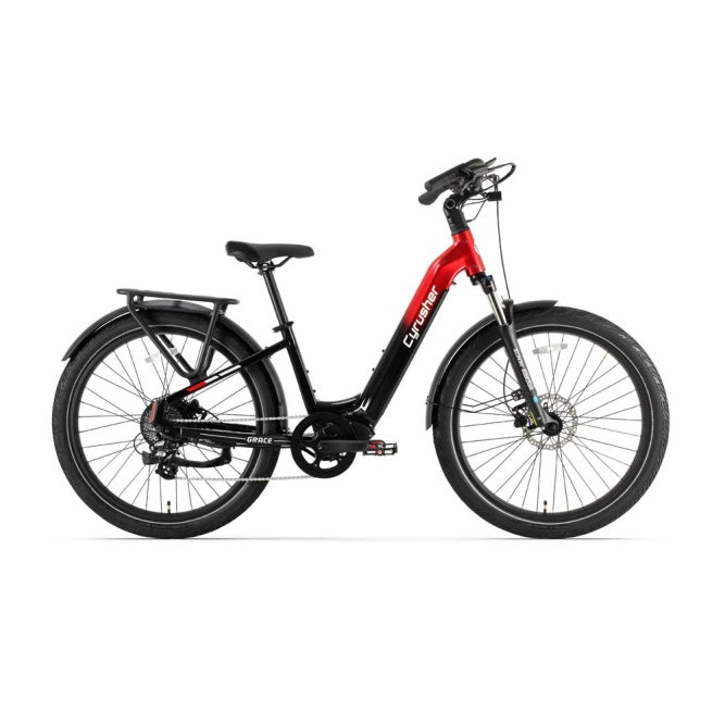 CYRUSHER Grace 27,5" Vélo Électrique Ville moteur 250W 48V 15Ah Batterie