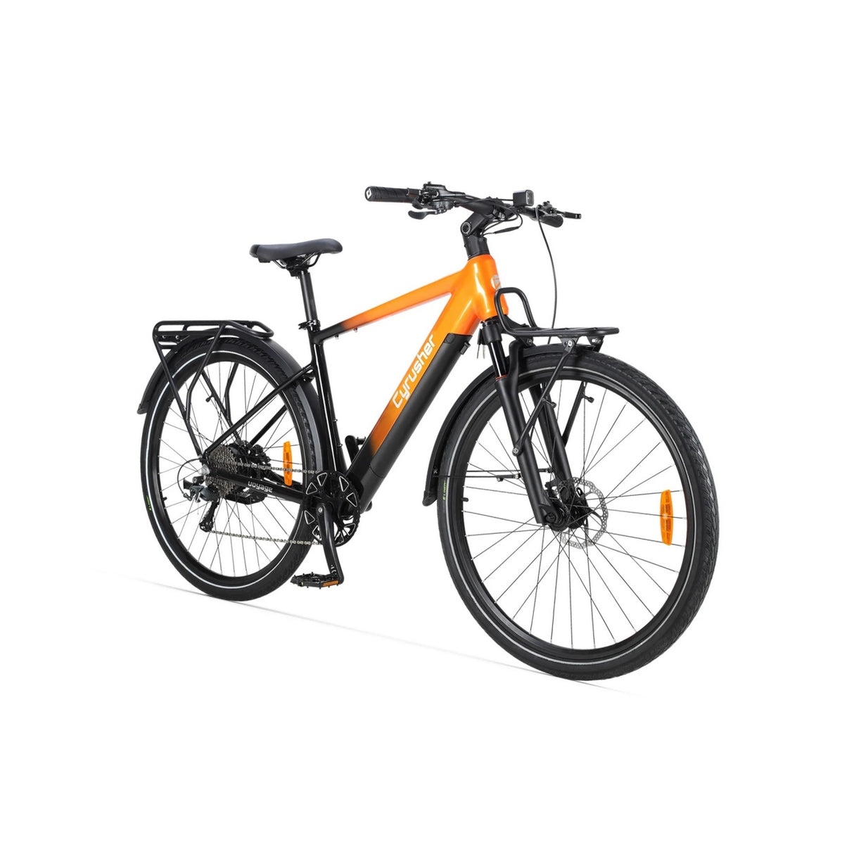 CYRUSHER 700C Voyage Vélo Électrique moteur 250W 36V 14Ah Batterie
