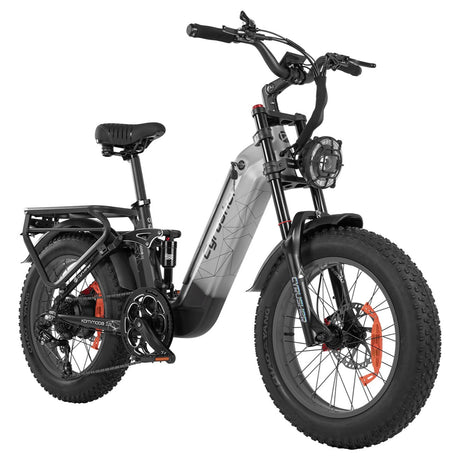CYRUSHER Kommoda 2.0 20" vélo électrique à enjambement pneus fat moteur 250W 48V 20Ah Batterie