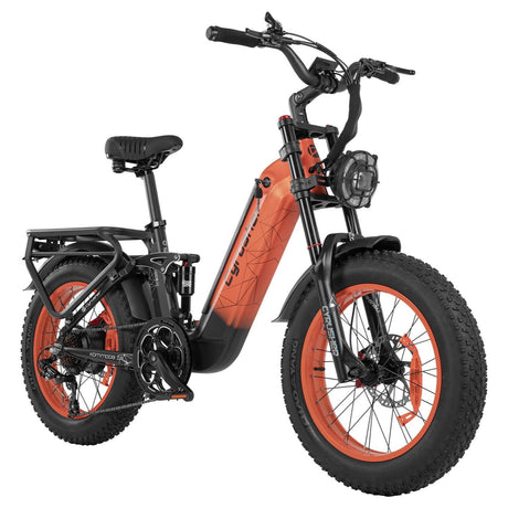 CYRUSHER Kommoda 2.0 20" vélo électrique à enjambement pneus fat moteur 250W 48V 20Ah Batterie