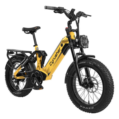 CYRUSHER Kommoda Pro 20'' vélo électrique pneus fat moteur 250W 52V 20Ah Batterie