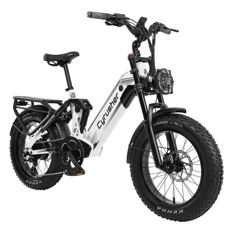 CYRUSHER Kommoda Pro 20'' vélo électrique pneus fat moteur 250W 52V 20Ah Batterie