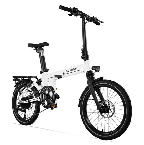Cyrusher Sonder 20" Vélo électrique pliable pneus larges suspension moteur 250W 48V 10Ah Batterie