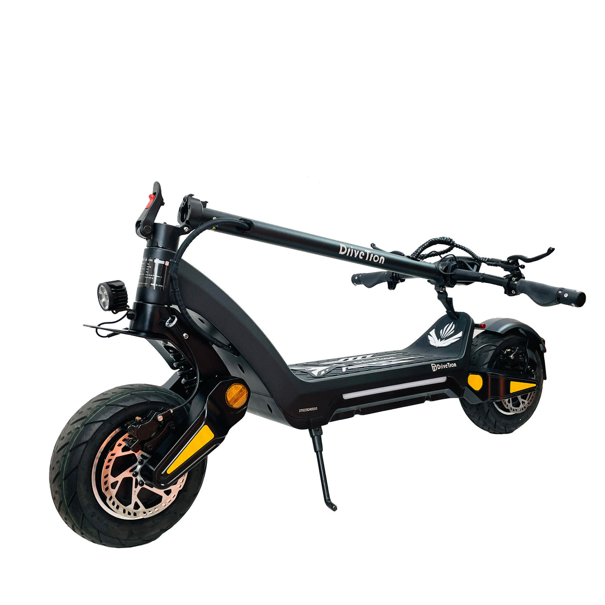 Patinete eléctrico plegable DRIVETRON DT06 de 11 pulgadas, motor de 1200 W, batería de 60 V y 18,2 Ah