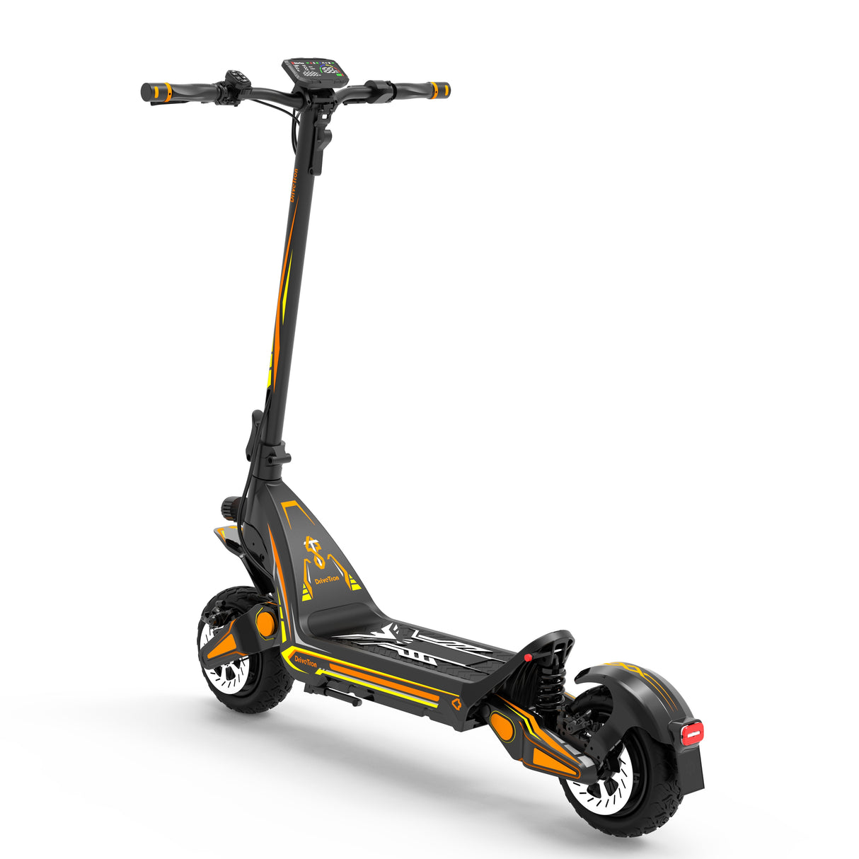DRIVETRON DT06 Autocollants pour scooters (Orange+Jaune)