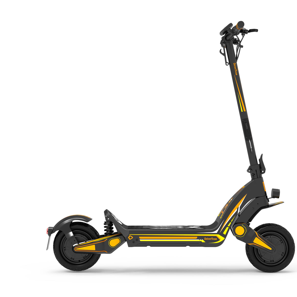 DRIVETRON DT06 Autocollants pour scooters (Orange+Jaune)