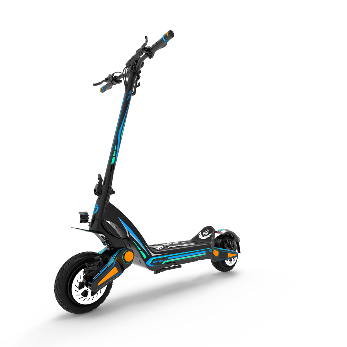 DRIVETRON DT06 Autocollants pour scooters (Bleu+Cyan)