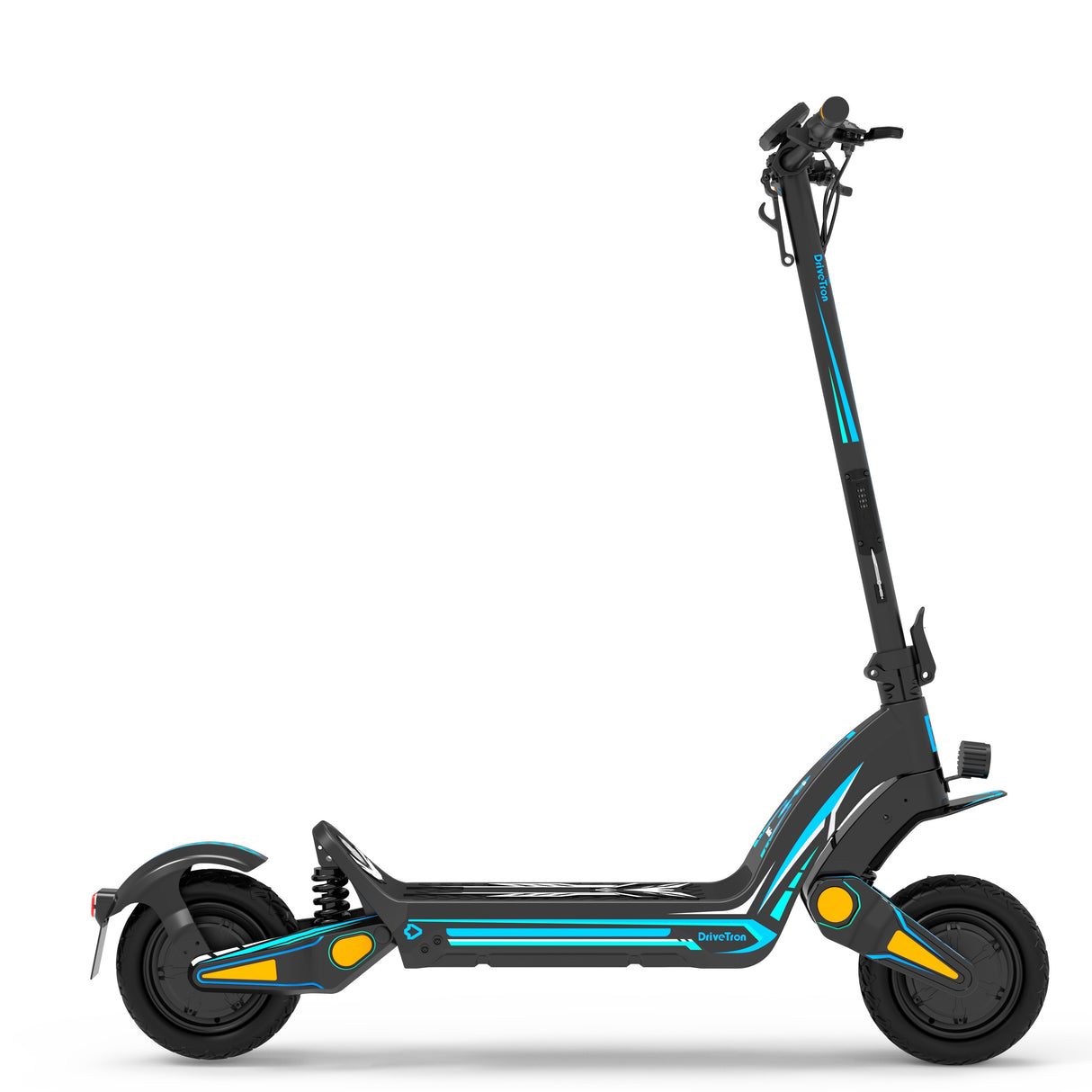 DRIVETRON DT06 Autocollants pour scooters (Bleu+Cyan)