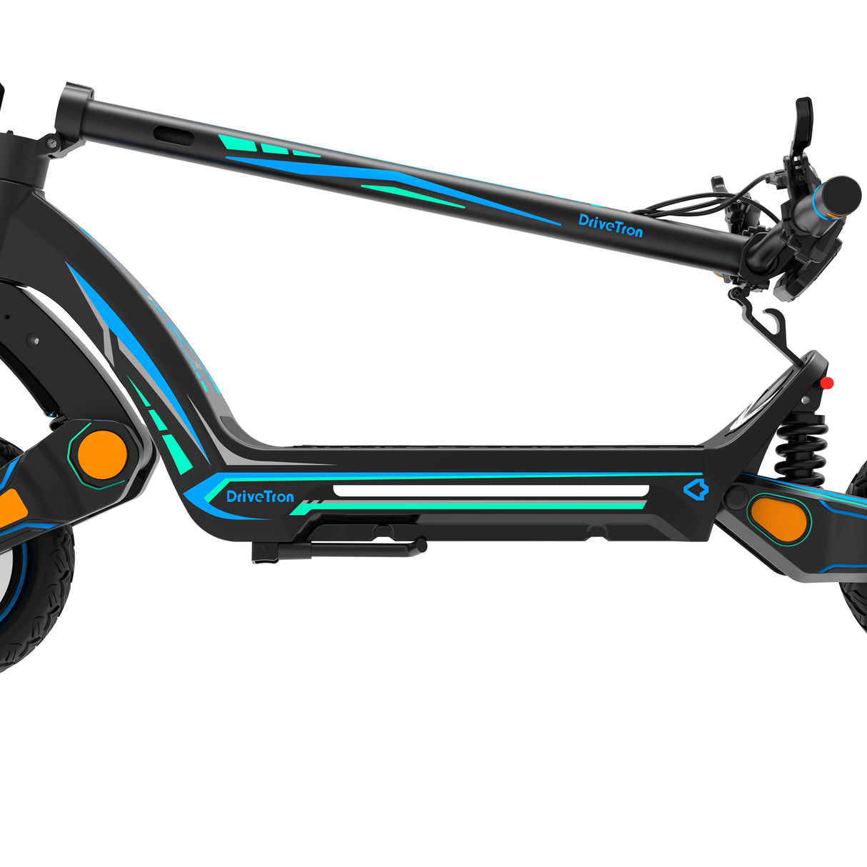 DRIVETRON DT06 Autocollants pour scooters (Bleu+Cyan)