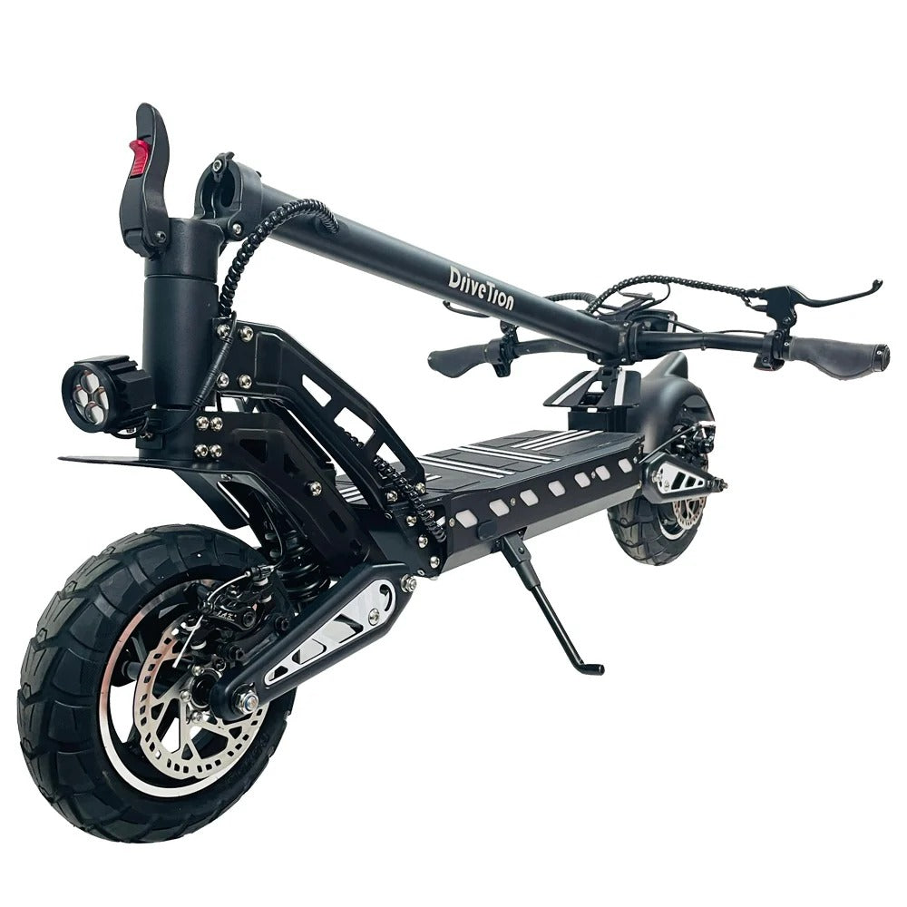 DRIVETRON DT10 trottinette électrique pliante 10 pouces moteur 1000W 48V 15.6Ah batterie (Version Clignotants)