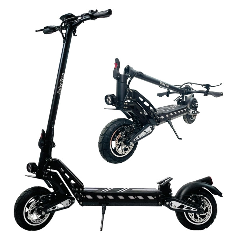 DRIVETRON DT10 trottinette électrique pliante 10 pouces moteur 1000W 48V 15.6Ah batterie (Version Clignotants)