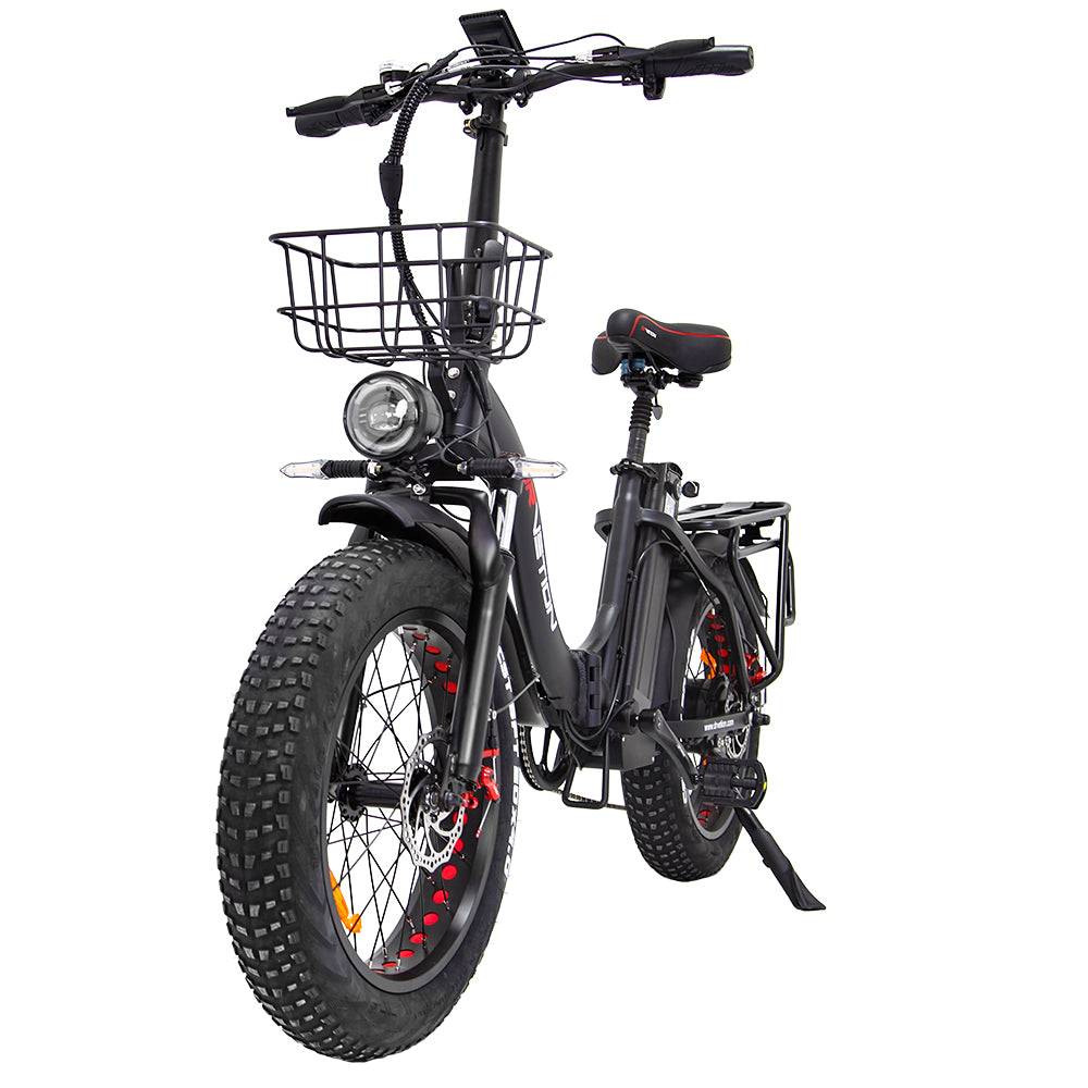 Bicicleta eléctrica plegable DRVETION CT20 de 20 pulgadas con neumáticos anchos, motor de 750 W, batería de 48 V y 10 Ah/15 Ah/20 Ah