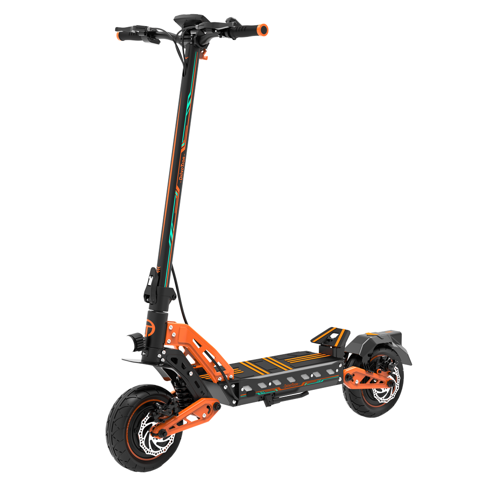 DRIVETRON DT10 10" Trottinette Électrique Tout-Terrain Moteur Double 1000W*2 48V 20.8Ah Batterie