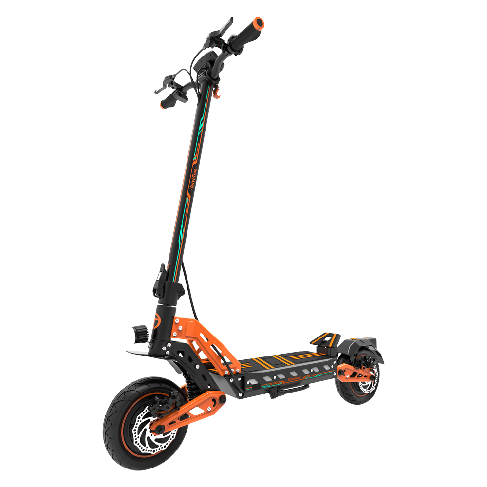 DRIVETRON DT10 10" Trottinette Électrique Tout-Terrain Moteur Double 1000W*2 48V 20.8Ah Batterie