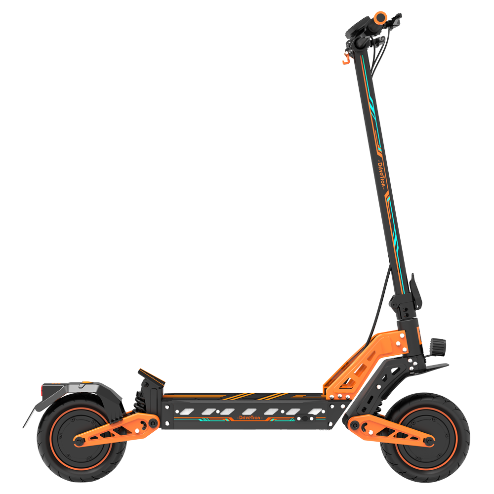 DRIVETRON DT10 10" Trottinette Électrique Tout-Terrain Moteur Double 1000W*2 48V 20.8Ah Batterie