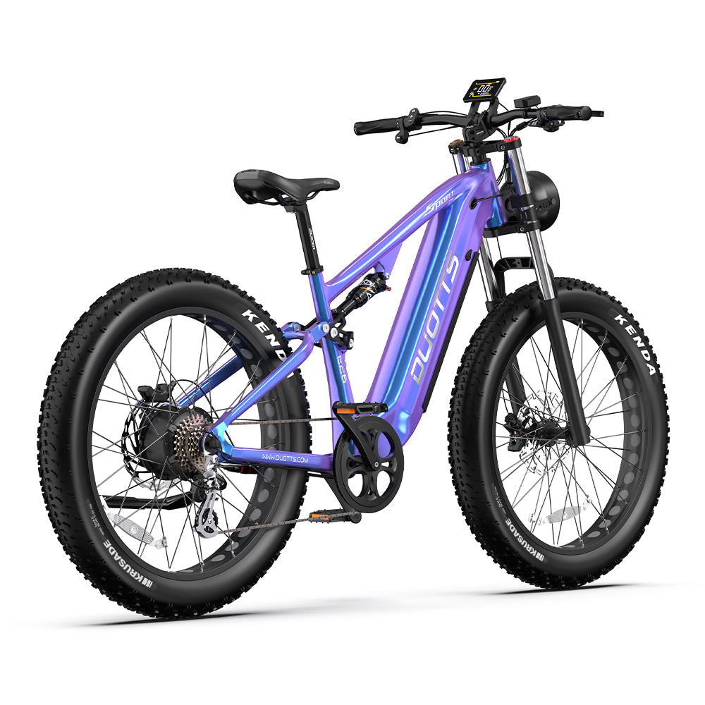 DUOTTS E26 VTT Électrique 26" Moteur 750W Puissant Autonomie Longue 48V 20Ah Batterie