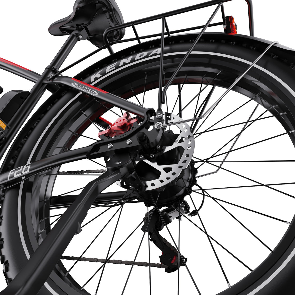 DUOTTS F26 26" Vélo électrique de montagne 750W*2 Moteurs 48V 20Ah Batterie