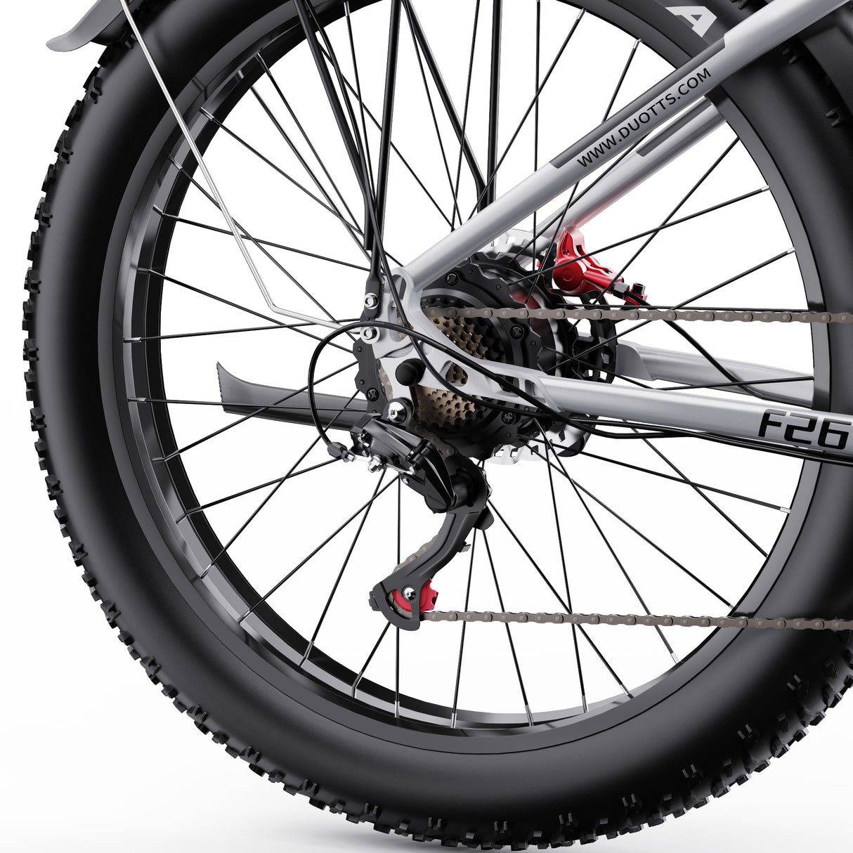 DUOTTS F26 26" Vélo électrique de montagne 750W*2 Moteurs 48V 20Ah Batterie