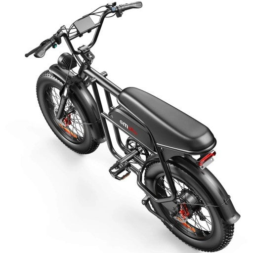 EMOKO C99 Vélo électrique rétro 20" avec moteur 250W et batterie 48V 20Ah