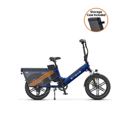 ENGWE LE20 20" Vélo Cargo Électrique Pas-À-Pas avec Moteur 250W Version Double Batterie 48V 19,2Ah (UE uniquement)