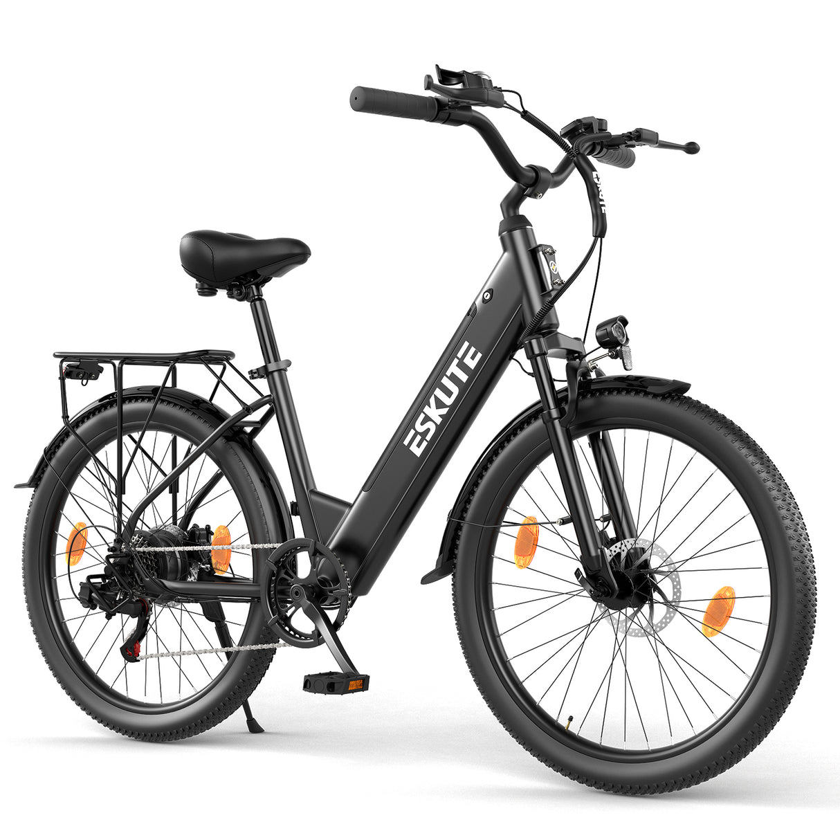 ESKUTE C100 Plus 26" Vélo Électrique pour Trajet Quotidien 250W Moteur 36V 13Ah Batterie