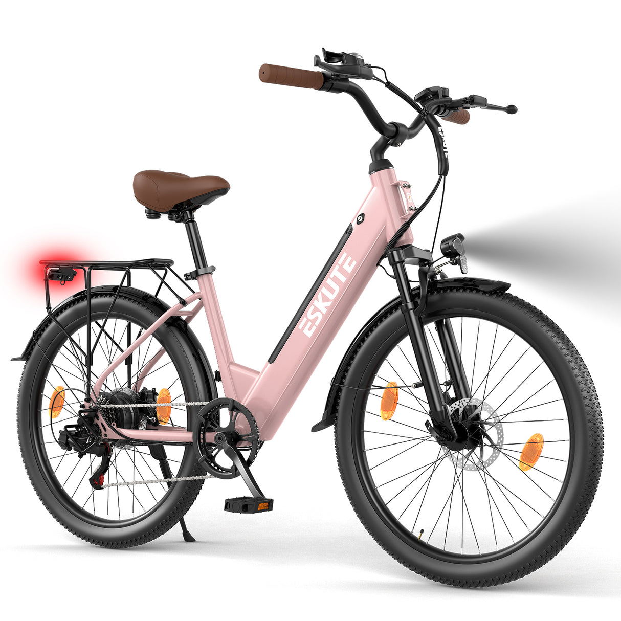 ESKUTE C100 Plus 26" Vélo Électrique pour Trajet Quotidien 250W Moteur 36V 13Ah Batterie