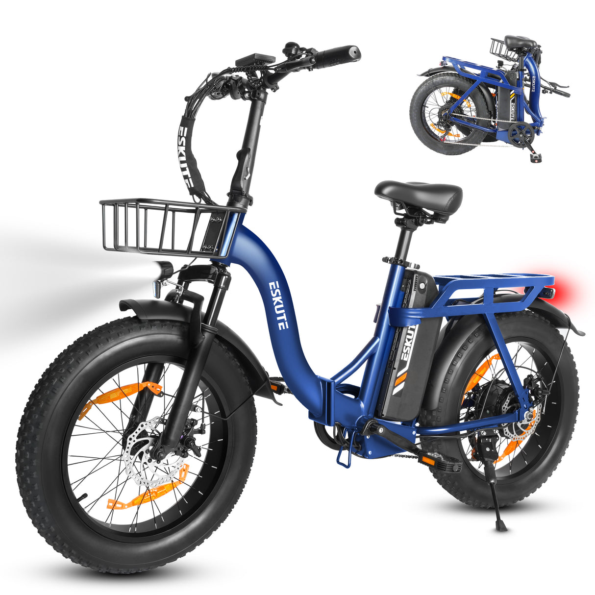 ESKUTE D202 20" Vélo électrique pliant 250W Moteur 48V 20.8Ah Batterie