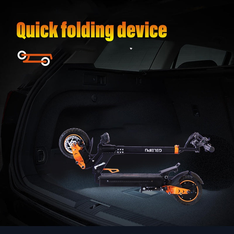 GELEIPU Z1 10" Trotinette Électrique Tout Terrain 1200W Moteur 48V 20Ah Batterie