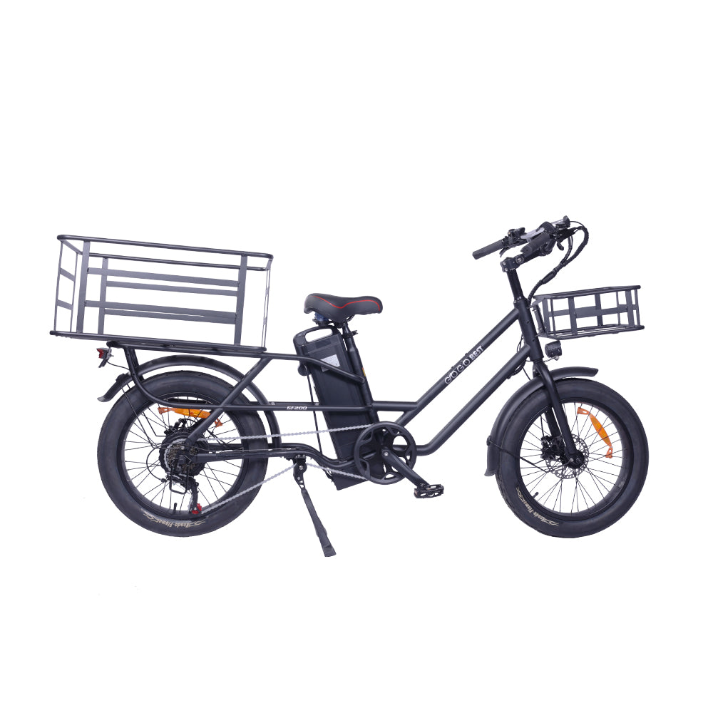 GOGOBEST GF200 Vélo cargo électrique 20" avec moteur 500W et 48V 15,6Ah batterie