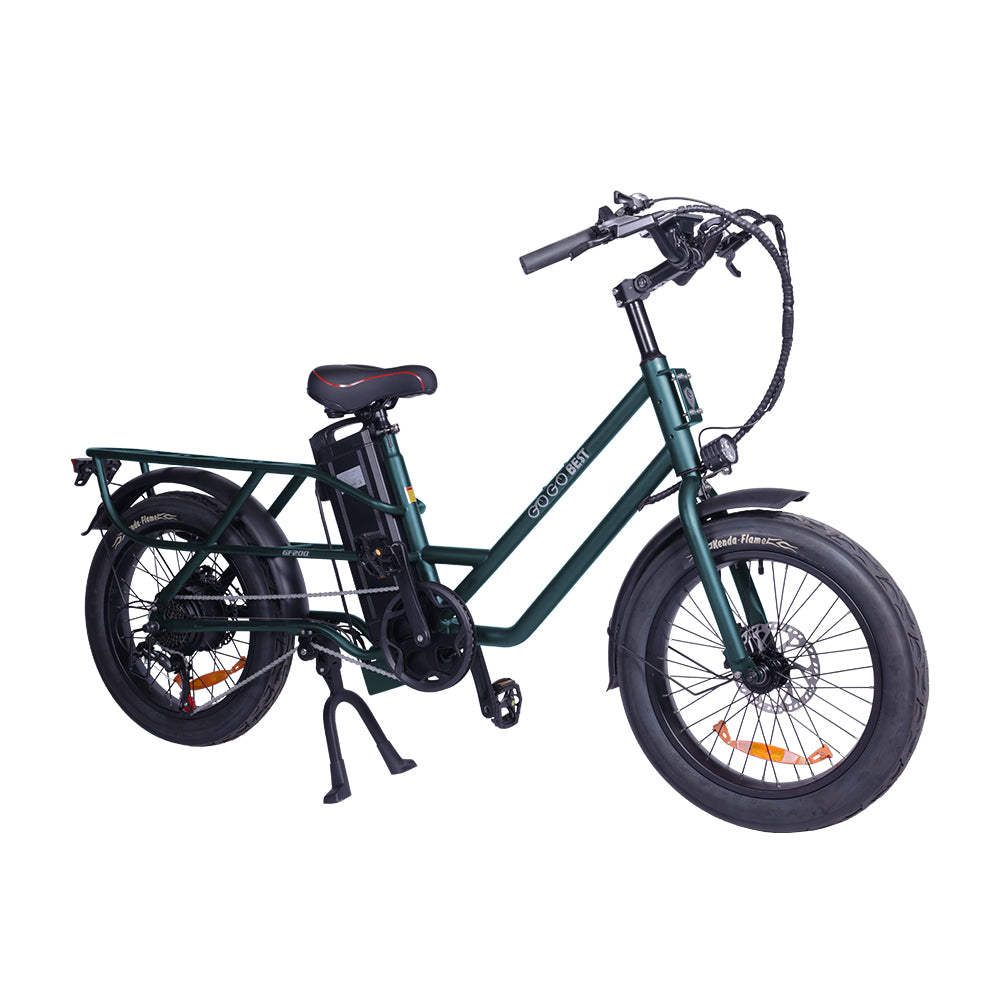 GOGOBEST GF200 Vélo cargo électrique 20" avec moteur 500W et 48V 15,6Ah batterie