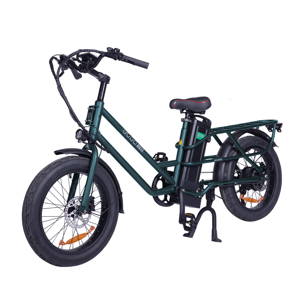 GOGOBEST GF200 Vélo cargo électrique 20" avec moteur 500W et 48V 15,6Ah batterie